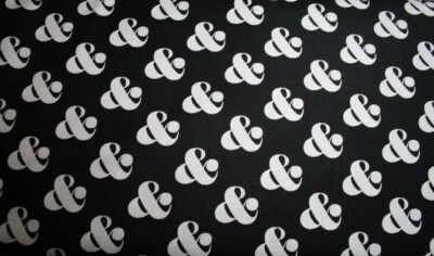 AMPERSAND / Blanco Tipo sobre Negro / Windham / CUARTO GRASO Foto 1 de 2