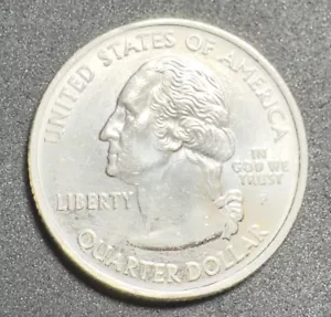 2007-P Wyoming State Quarter Doubling, Several Errors - Picture 1 of 2