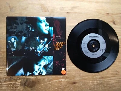 Simple Minds Real Life / See The Lights Excellent 7" Vinyl Record VS1382 - Image 1 of 4