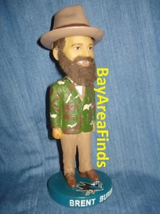 San Jose Sharks Brent Burns Gameday Camo Suit 2018 bobblehead SGA SJ Bobble 1/25 - Picture 1 of 3