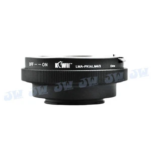 PENTAX K PK LENS TO PANASONIC M43 Olympus PEN E-P1 E-PL1 MOUNT ADAPTER APERTURE - Picture 1 of 5
