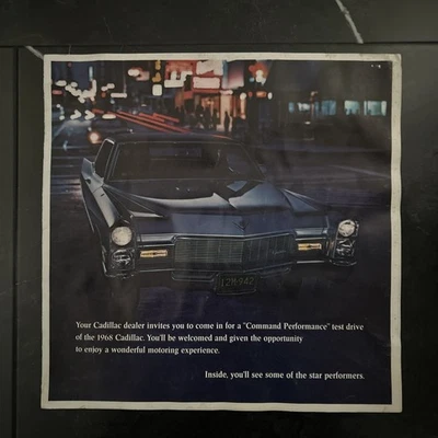 Folleto de venta de autos vintage Cadillac 1968 original Fleetwood Eldorado DeVille Foto 1 de 4