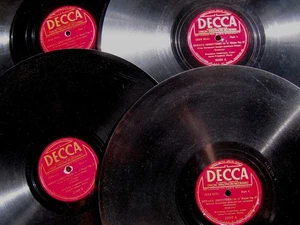 1930 BRONISLAW HUBERMAN Violin Ignaz FRIEDMAN Beethoven KREUTZER Sonata 4x DECCA - Picture 1 of 3