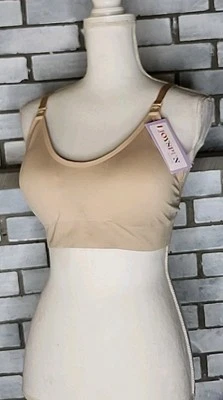☆ Joyspun Maternity Nursing Seamless Comfort Bra Bralette Size XXL Beige - Image 1 of 4
