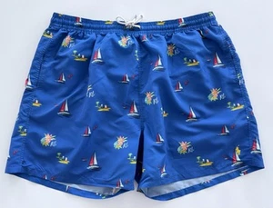 Polo Ralph Lauren Herren Big & Tall "Sur La Plage" Traveler Badehose 2XB Neu ohne Etikett - Bild 1 von 11