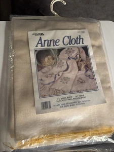 NEW 1990s Leisure Arts Anne Cloth 11630 18 Ct Makes 1 Standard or 2 Baby Afghans - Picture 1 of 10