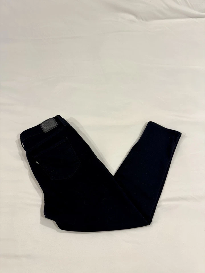 LEVI'S женщин 311 формирования узкие джинсы W32xL28 черный эластичной джинсовой ткани мягкий EUC - Изображение 1 из 4