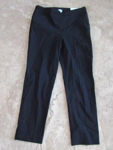Pantalones capri adelgazantes Chico's So para mujer 1.5R, Brigitte pierna delgada, NUEVO 10R, negro - Imagen 1 de 3
