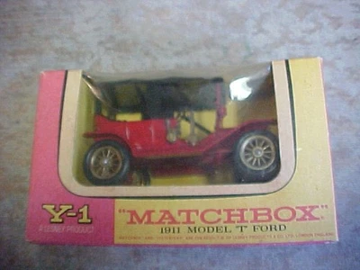 火柴盒 Lesney 1911 T 型福特。 Y-1 Lesney 产品原装盒 — 第 1/3 张图片