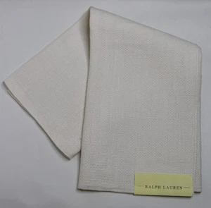Ralph Lauren 25"X26" Fabric Remnant "Pebbled Linen" Color Light Cream - Picture 1 of 4