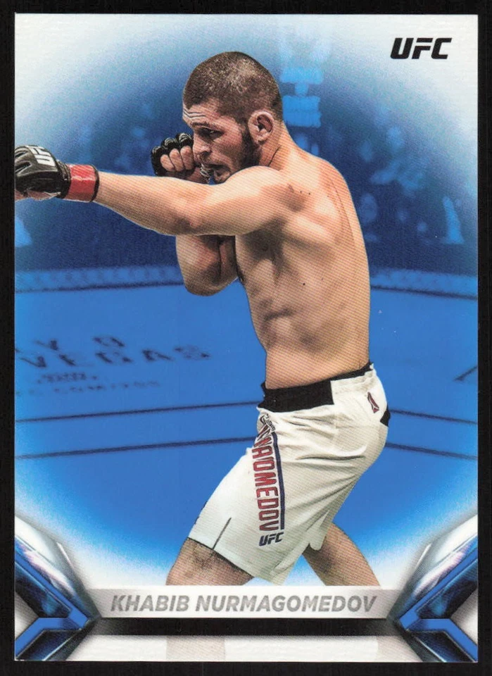 2018 Topps UFC Knockout Blue #49 Khabib Nurmagomedov /99 - Image 1 of 2