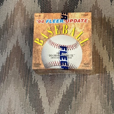 1994 FLEER UPDATE BASEBALL TRADING CARDS & DIAMOND TRIBUTE CARDS FACTORY SEALED - Image 1 of 4