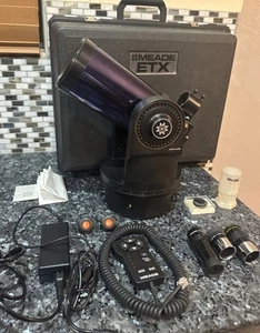 Telescopio Meade ETX 90 Matsukov Cassegrain + Estuche Rígido/Controlador - Probado Funciona - Imagen 1 de 16