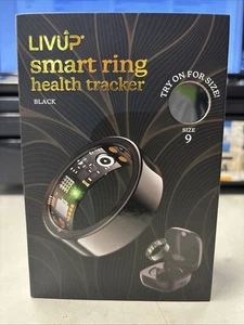 Livup Smart Ring Gesundheitstracker Silber Größe 9 - Bild 1 von 2
