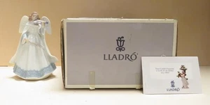 Lladro Angelic Violinist Angel Figurine w/ Violin B06126 w/ Box - 8.5" Tall - Picture 1 of 22