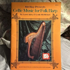 Original 1996 Vtg Celtic Music for Folk Harp by Riley Instruction Songs Mel Bay - Picture 1 of 24