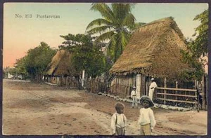 Postal Costa Rica Pueblo Puntarenas Vista Panorámica - Imagen 1 de 2