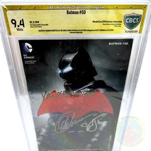 BATMAN #50; signed by YANNICK PAQUETTE, GREG CAPULLO & SCOTT SNYDER - Picture 1 of 2