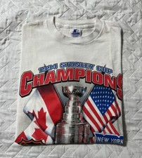 Starters New York Rangers Vintage 1994 Stanley Cup Champions Shirt Men's XXL