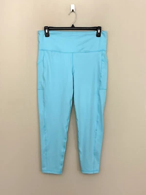 ¡NUEVO CON ETIQUETAS! Leggings Ideology Talla XL 7/8 Largo Bolsillos Laterales Tiro Alto Aquatone Foto 1 de 4