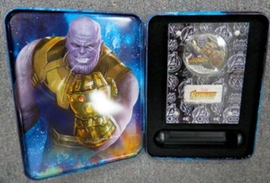 2018 Avenger Infinity War Thanos Fiji 2ozt. .999 Silver Round with Box w/ stand - Picture 1 of 14