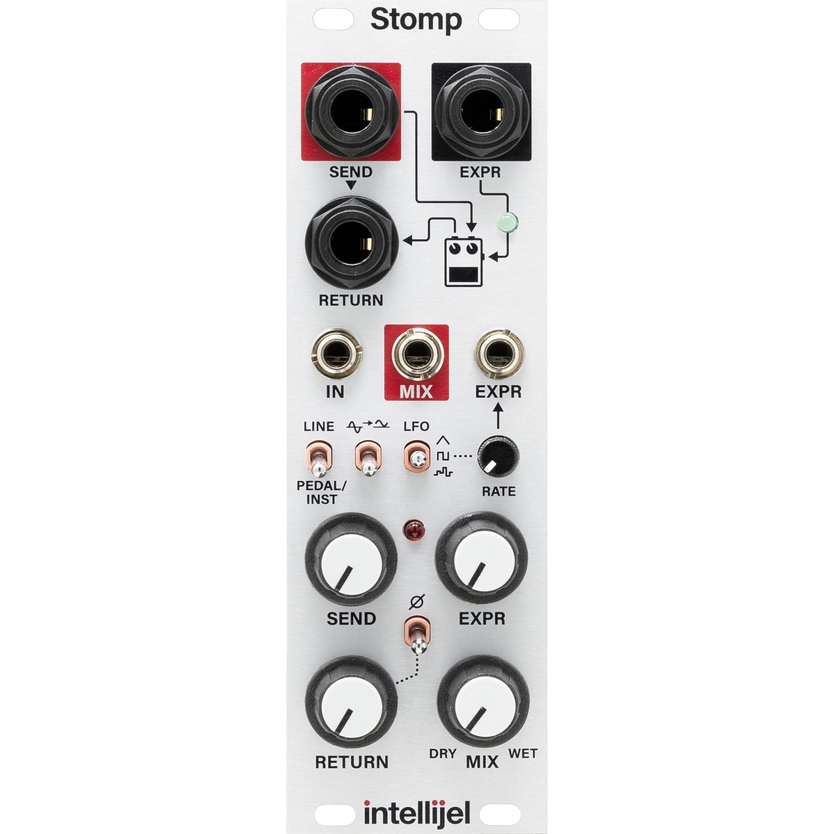 Intellijel Designs Pedal I/O 1U モジュラーシンセ Intellijel Designs Pedal I/O 1U モジュラーシンセ