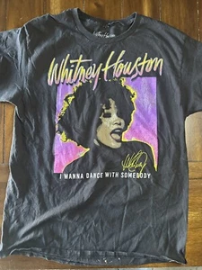 Whitney Houston T-Shirt schwarz Gr. M I WANNA DANCE WITH SOMEBODY - Bild 1 von 5