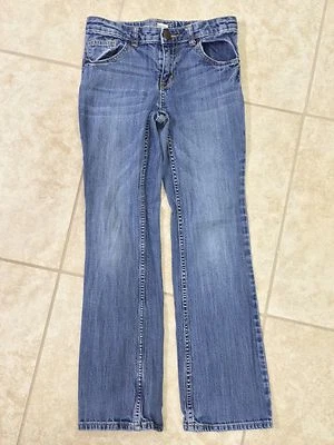 ☀️Girls Blue Jeans Denim Bootcut Cherokee size 14 - Image 1 of 3