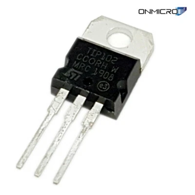 STMICROELECTRONICS 5 Stück TIP102 NPN Darlington Transistor 100V 80W 8A