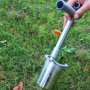 New Plant Fruit Seedling Transplanter Stainless Steel Garden Barrel Transplanter - Picture 1 of 14