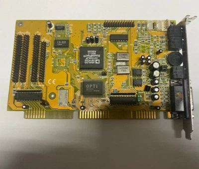 OPTI  82C92A  MJ-009R06 16 BIT ISA RETRO SOUNDKARTE  # GK12174 - Bild 1 von 3
