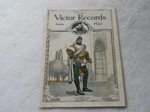 Libretto Victor Records nuovo - giugno 1923 - Foto 1 di 2
