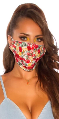 Mouth Mask Stoffmaske Behelfsmaske Alltagsmaske Mouth Nose Mask With - Image 1 of 4