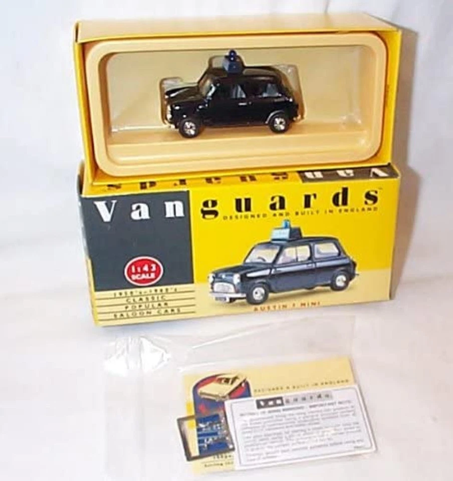 Austin 7 Mini Birmingham Police Vanguards VA13002 1/43 Made In England - Image 1 of 1