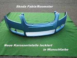 Skoda Roomster STOßSTANGE VORN LACKIERT IN WUNSCHFARBE 2006- 3/2010 - Bild 1 von 4