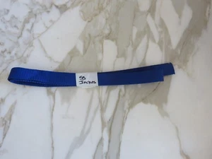 Material de correa azul para amarres / 1 pulgada / 55 pulgadas o 4,5 pies de largo - Imagen 1 de 2