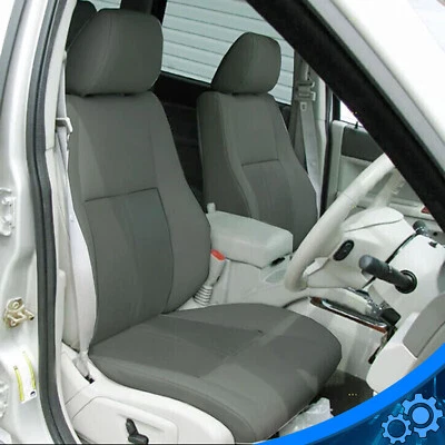 Cubierta de asiento delantero para Jeep Grand Cherokee 2005-2007 parte inferior del conductor gris 2 tonos Foto 1 de 4