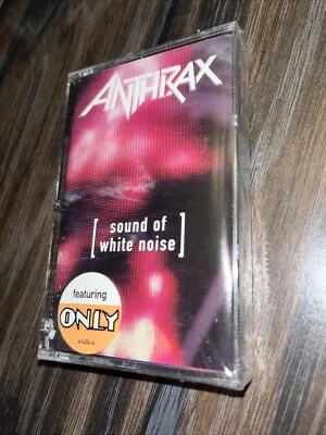 Sound of White Noise by Anthrax Cassette Tape 1993 Elektra NEW Sealed Cut Case - Image 1 of 4