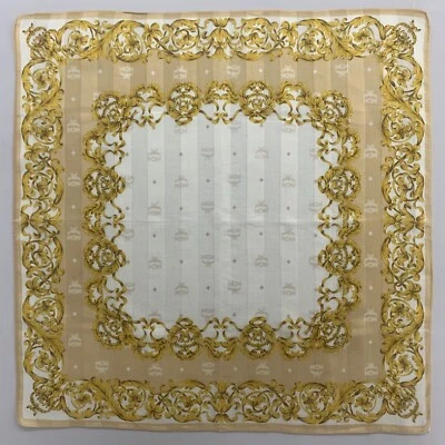 Vintage MCM Baroque Bandana Unisex Handkerchief Pocket Square Wrap Neckerchief - Image 1 of 4