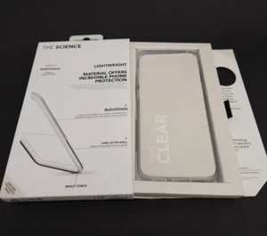 Samsung Galaxy S8 Tech21 Pure Clear Phone Case Bullet Shield So Thin New 6.6FT - Picture 1 of 14