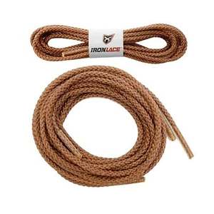 Ironlace Lace (1-Pair) Stretch-Free Non-Slip Shoelaces Lace Virtually Unbreakabl - Picture 1 of 5