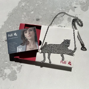 Collar Polli Leopardo Declaración Australia NUEVO EN CAJA Sin existencias sin níquel/plomo - Imagen 1 de 2