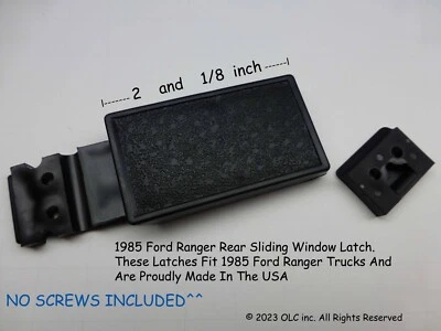 Ford Ranger 1985 pestillo de ventana corredera trasera - equipo original pestillo SouthCo Foto 1 de 4