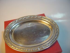 VINTAGE SOLID SILVER SWEETY TRAY & 5 GUILLOCHE ENAMEL SPOONS-STUNNING QUALITY