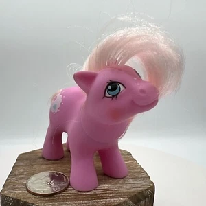 Vintage 1985 G1 MLP My Little Pony Pink Baby Tiddly Winks Hasbro - Picture 1 of 7