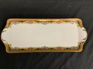 Artisanal Limoges porcelaine artistries Platter Tray (KK26) - Picture 1 of 5