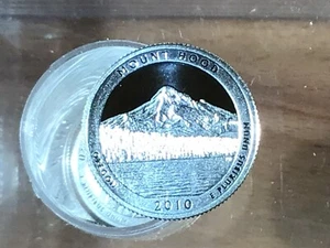 2010-S Mount Hood Oregon ATB Silver Quarter Proof lot of 9 Coins - Picture 1 of 4
