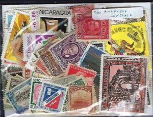 Amérique Centrale 200 timbres différents oblitérés tous pays - Imagen 1 de 1