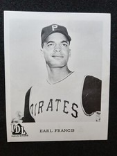 1963  I.D.L DRUG STORE PITTSBURGH PIRATES Photo BASEBALL CARD  EARL FRANCIS