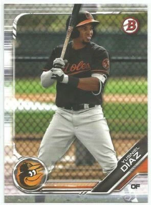 Yusniel Diaz Baltimore Orioles 2019 Bowman Baseball Prospects - Image 1 of 3